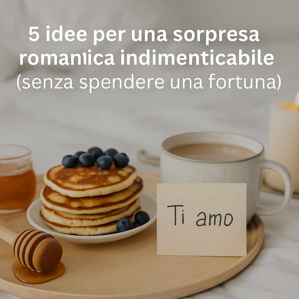 5 idee per una sorpresa romantica indimenticabile (senza spendere una fortuna)